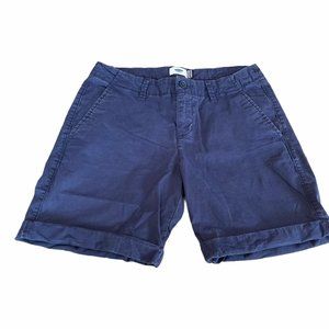 Old Navy Navy Blue Roll Up Bermuda Shorts 2
